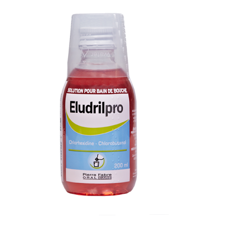 Eludrilpro, flacon de 200 ml de solution pour bain de bouche