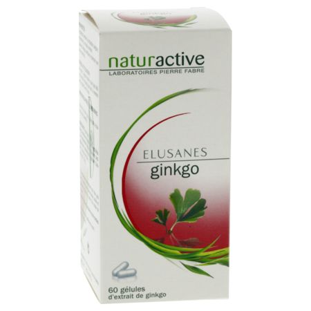 Naturactive elusanes ginkgo - boite 60 gélules