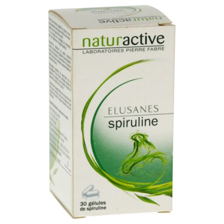 Naturactive elusanes spiruline - boite 20 gelules