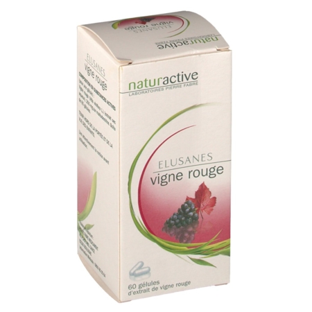 Elusanes vigne rouge Naturactive, 30 gélules