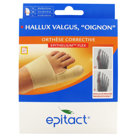 Epitact orthese corrective hallux valgus s