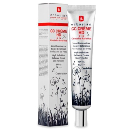 Erborian cc creme hd soin illuminateur, 45 ml de crème dermique