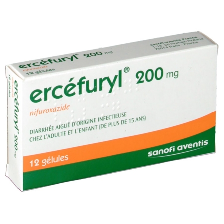 Ercefuryl 200 mg, 12 gélules