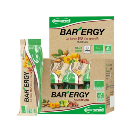 Ergysport Barre Multifruits Bar'Ergy, 20 barres