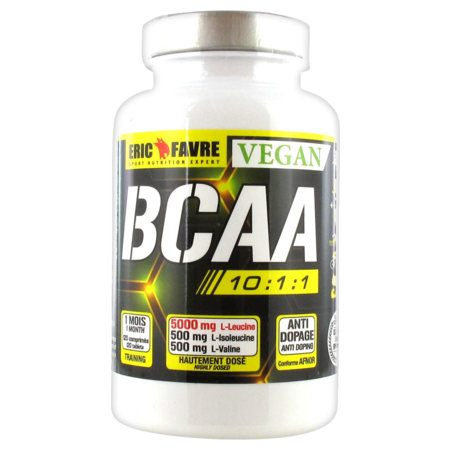 Eric favre bcaa 10:1:1 vegan 120 comprimés 