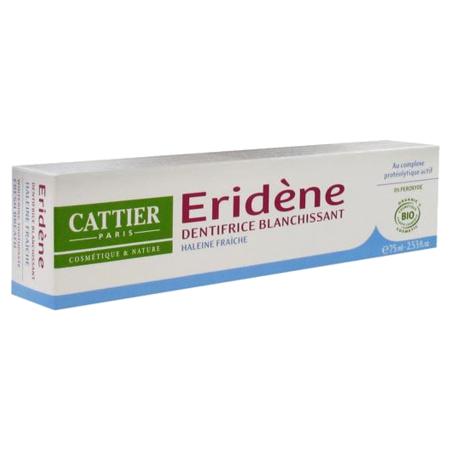 Cattier dentifrice blanchissant eridène - haleine fraîche - 75ml
