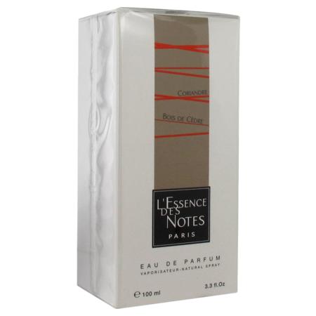 Essence notes eau parfum coriandre bois cedr, 100 ml