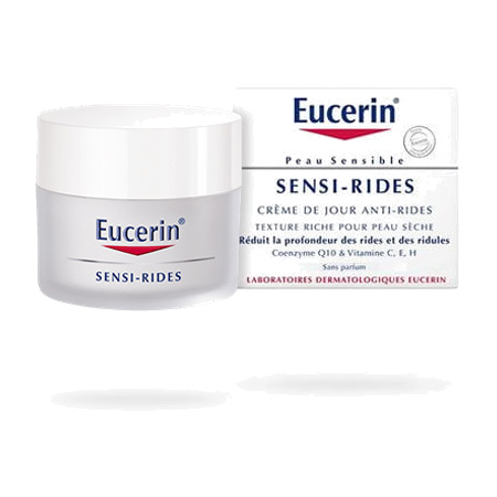 Eucerin Sensi-Rides Crème de Jour Anti-Rides, 50 ml