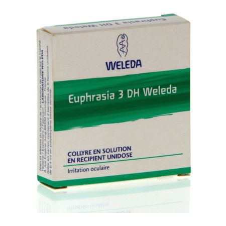Euphrasia 3dh weleda, 10 flacons unidoses de 0,4 ml de collyre