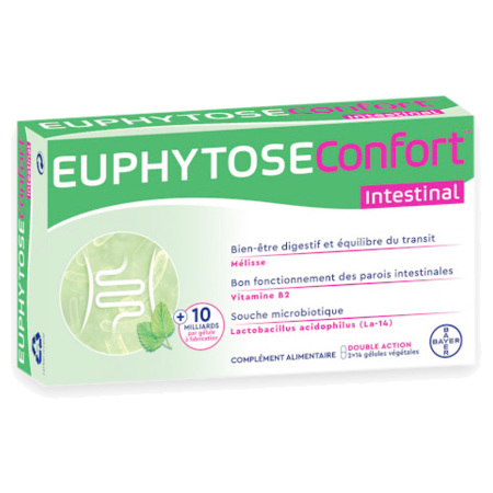 Euphytose Confort Intestinal, Boite de 28 Gélules