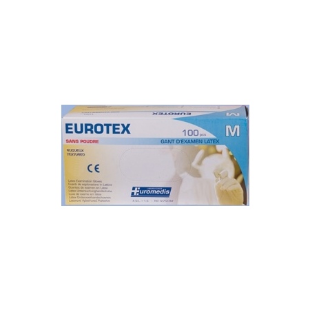 Euromedis gant latex sp nf 8/9 100