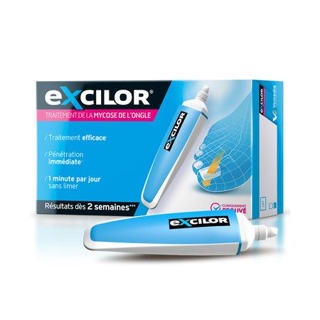 Excilor Traitement de la Mycose de l'Ongle, Stylet Précision 3.3 ml