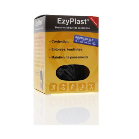 Ezy wrap ezyplast bande contention 1m5 x 10cm noir