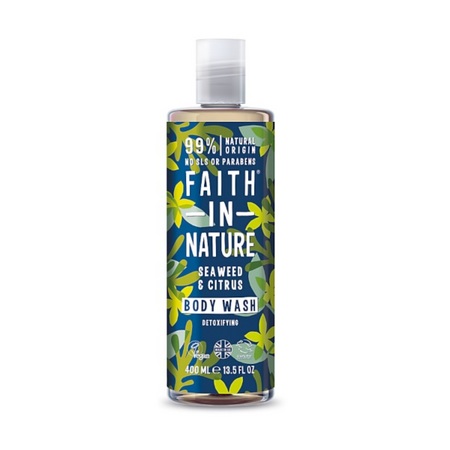 Faith in nature Gel Douche aux Algues et Agrumes, 400ml