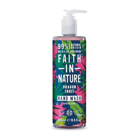 Faith in nature Savon Mains Liquide aux Fruits du Dragon, 400ml