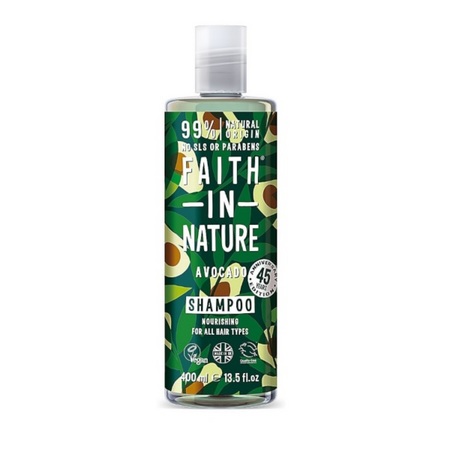 Faith in nature Shampoing à l'Avocat, 400ml