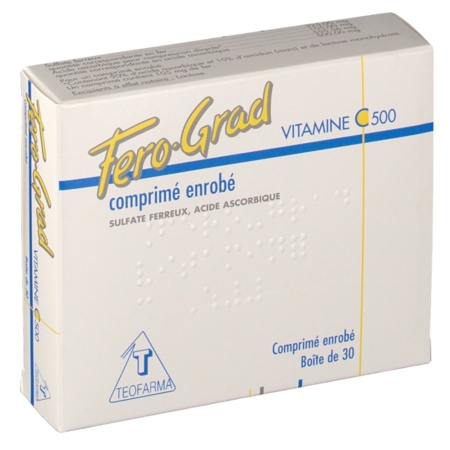 Fero-grad vitamine c 500, 30 comprimés enrobés