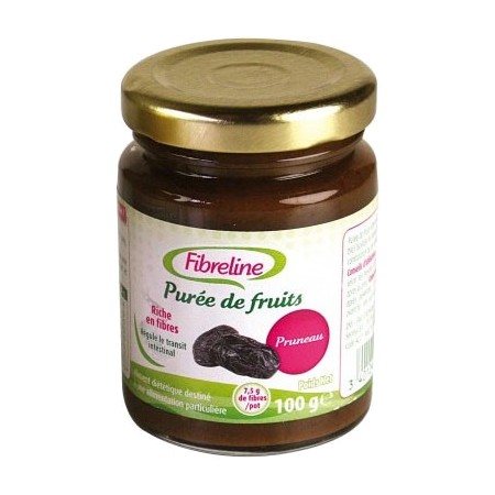 Fibreline puree fruits pruneaux, 100 g