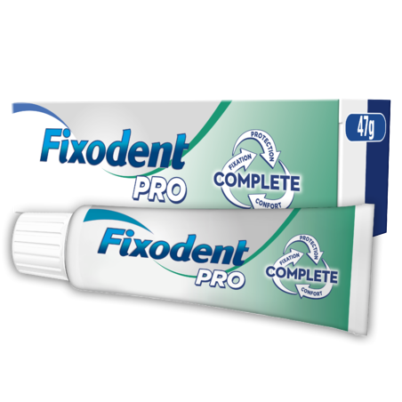 Fixodent Pro Complete Neutre Crème Adhésive Pour Prothèses Dentaires 47g 