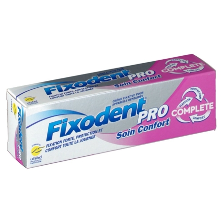 Fixodent pro complete soin confort creme adhesive, 47 g