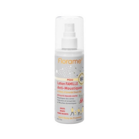 Florame Anti-moustiques Lotion Famille Spray Peau, 90 ml