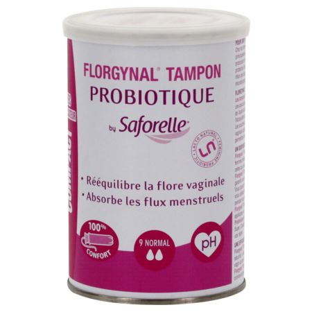 Saforelle florgynal normal avec applicateur -  9 tampons