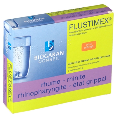 Flustimex, 8 sachets de poudre pour solution buvable