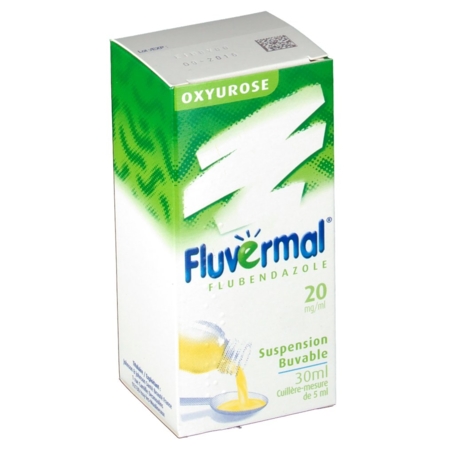 Fluvermal 2 %, flacon de 30 ml de suspension buvable