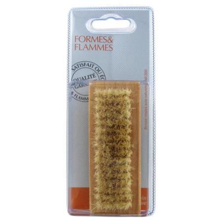 Forme flamme brosse ongles soie naturelle ref200