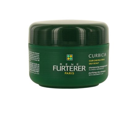 René furterer curbicia - shampooing-masque pureté à l'argile absorbante - 100ml