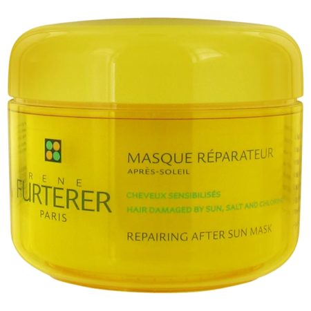 René furterer soins solaires - masque réparateur après soleil au beurre de palmier, cheveux sensibilisés - 200ml