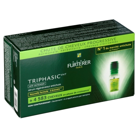 René furterer triphasic vht  sérum régénérateur - 8 x 5,5ml