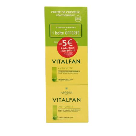 Furterer vitalfan chute chev reac, 3 x 30 capsules