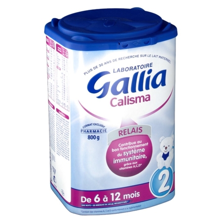 Gallia calisma relais 2 - lait de 6 à 12 mois - 800g