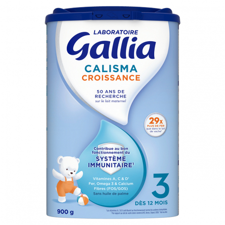 Gallia Calisma 3 croissance lait en poudre, 800 g