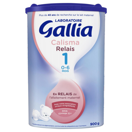 Gallia Calisma Relais 1 Lait Bébé 0-6 Mois, 800 g
