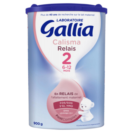 Lait Calisma Relais 2 - Lait 6-12 mois LABORATOIRE GALLIA : Comparateur,  Avis, Prix