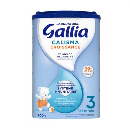 Gallia Lait Croissance 3 en poudre  +12mois, 800 g