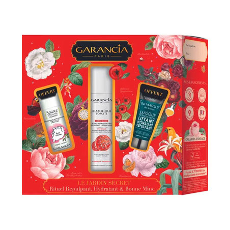 Garancia Coffret Bonne Mine Diabolique Crème Tomate Riche + Eau Micellaire + Bal Masqué Lifatant, 30 ml + 30 ml + 10 ml