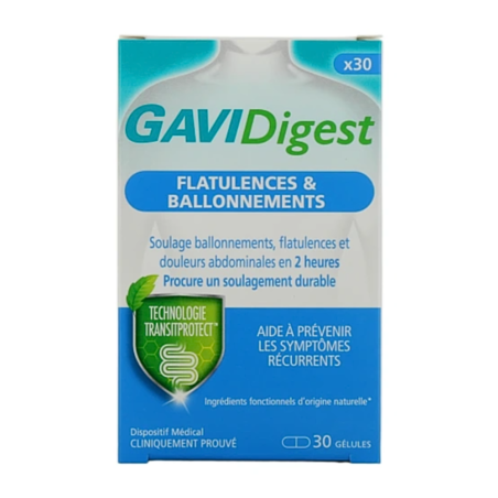 GAVIDigest Flatulences & Ballonnements, 30 gélules