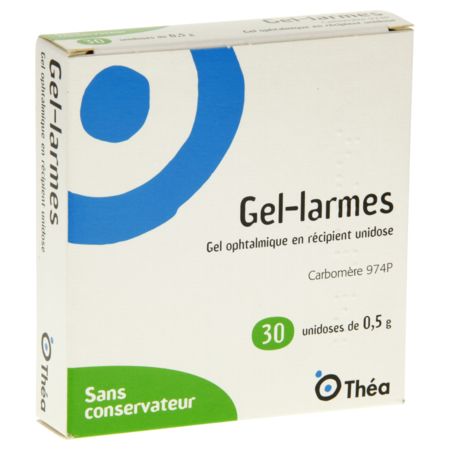 Gel larmes, 30 unidoses de gel ophtalmique