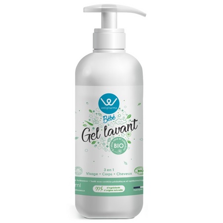 Gel lavant 3 en 1 certifié BIO, 500ml