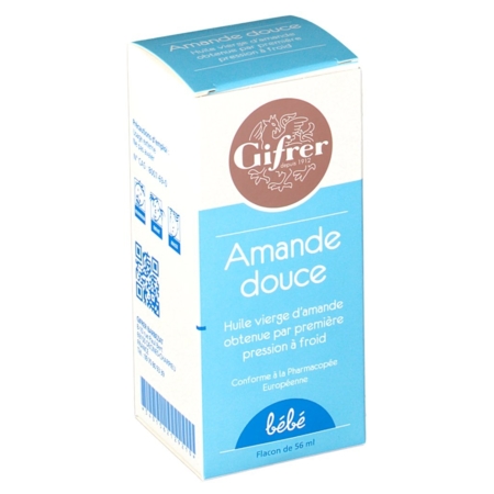 Gifrer huile amande douce, 56 ml