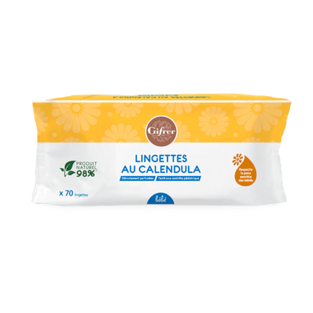 Gifrer Lingettes calendula, 70 lingettes