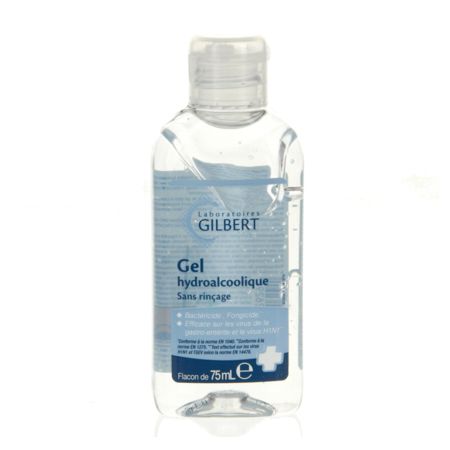 Gilbert gel hydroalcoolique sans rinçage - flacon 75ml