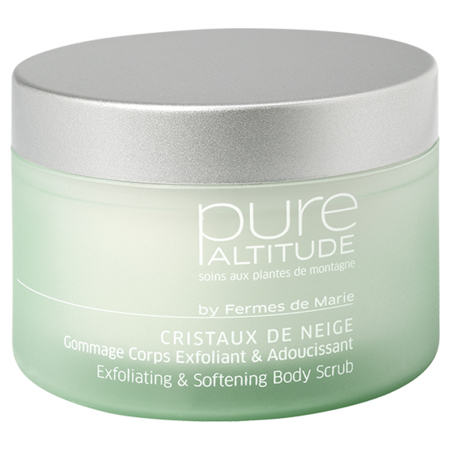 Gommage Corps Cristaux de Neige Pure Altitude, 200 ml de crème dermique