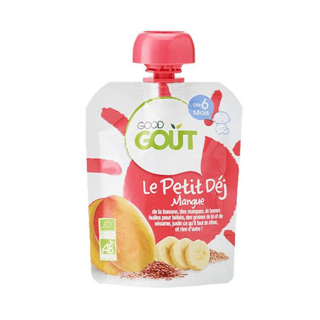 Good Goût Le Petit Dej Mangue, Gourde de 70g