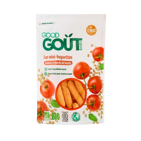 Good Goût Mini baguettes tomate basilic, 70 g