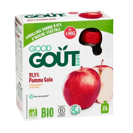 Good Goût Pomme Gala, 4 x 85 g