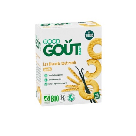 Goodgout Les biscuits tout rond vanille, 4 sachets